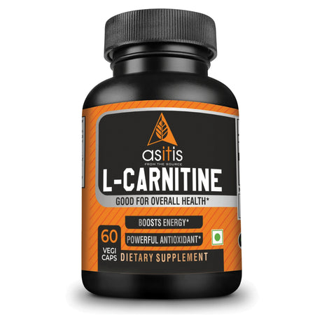 AS-IT-IS L-Glutamine Capsules for Muscle Growth & Recovery 500mg - 60 counts