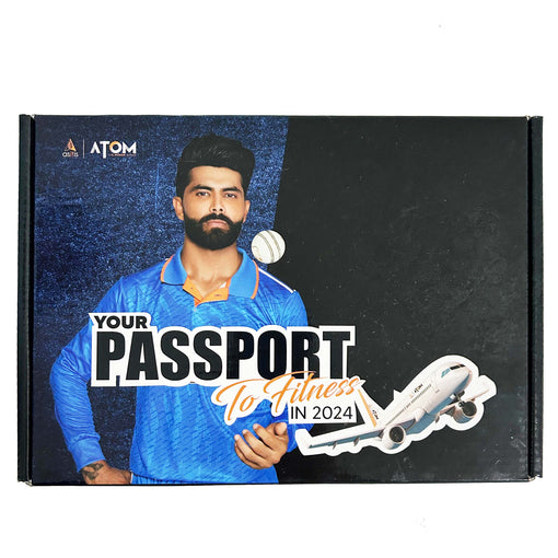AS-IT-IS ATOM Passport to Fitness, Beginners Kit with Whey Protein, Electrolyte Effervescent, Shaker, Protein Bars - Combo Pack