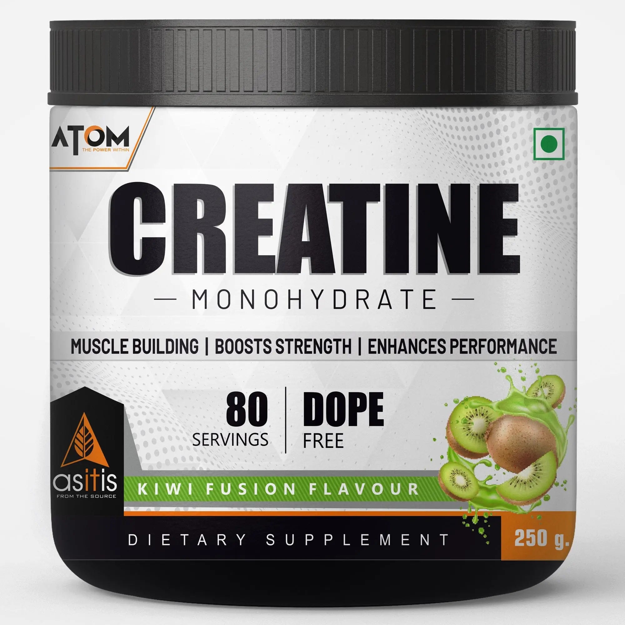 Best ATOM Micronized Creatine Monohydrate 100g