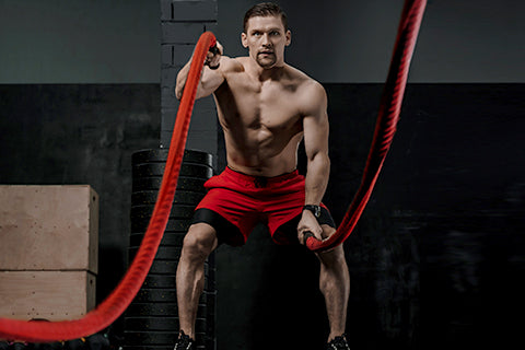 6 Battle Rope Exercises For a Quick Full-Body Workout