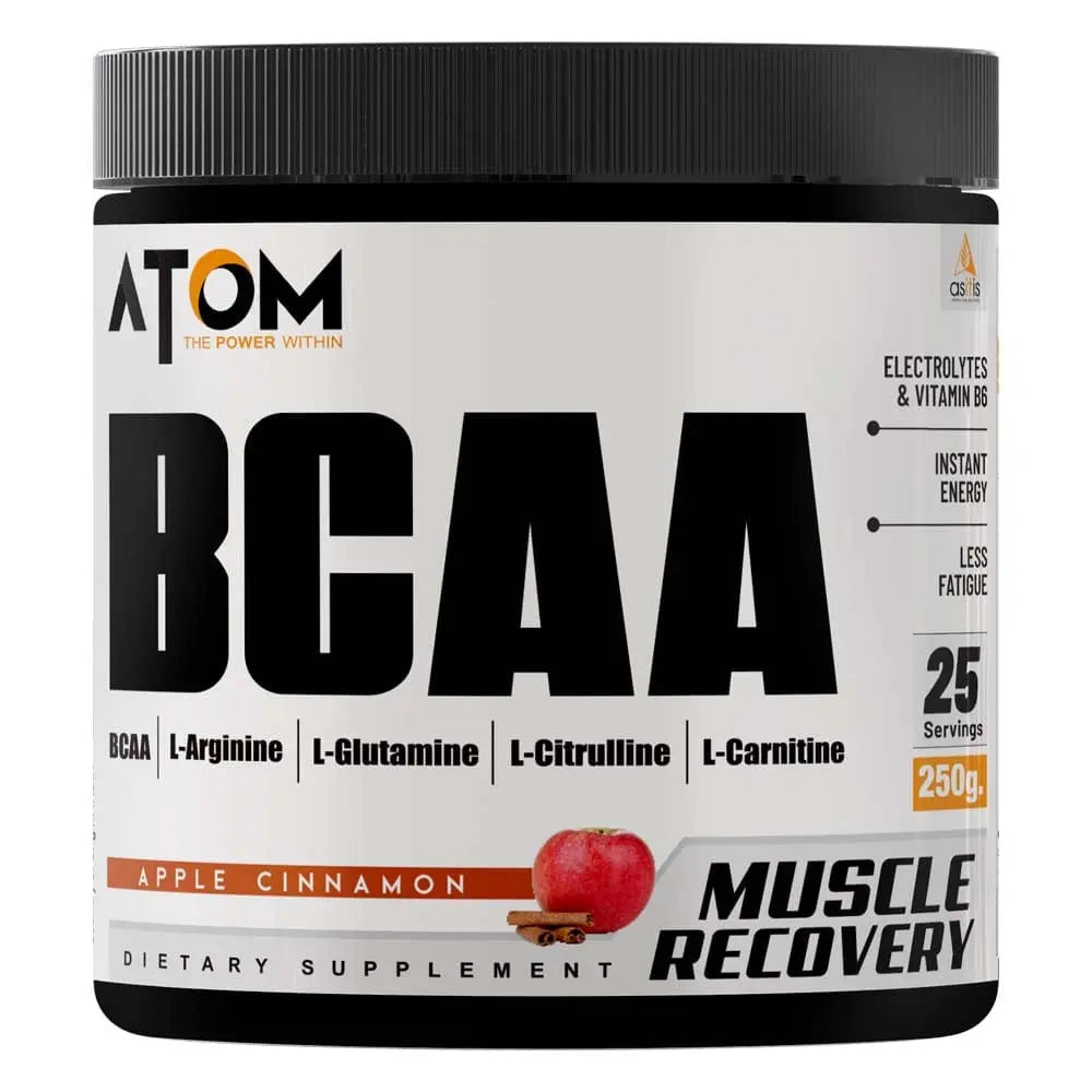 ATOM BCAA 250g with L-arginine, L-Carnitine, L-Citrulline – AS-IT-IS Nutrition