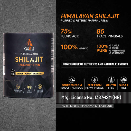 Pure Shilajit 20g | 100% Natural Himalayan Resin