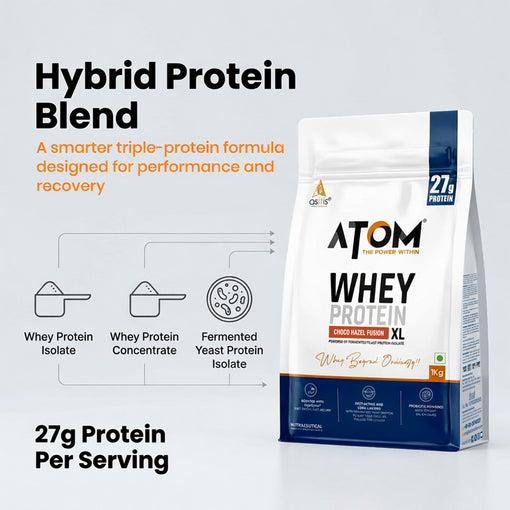 ATOM Whey Protein XL  with DigeZyme® & Fermented Yeast Protein