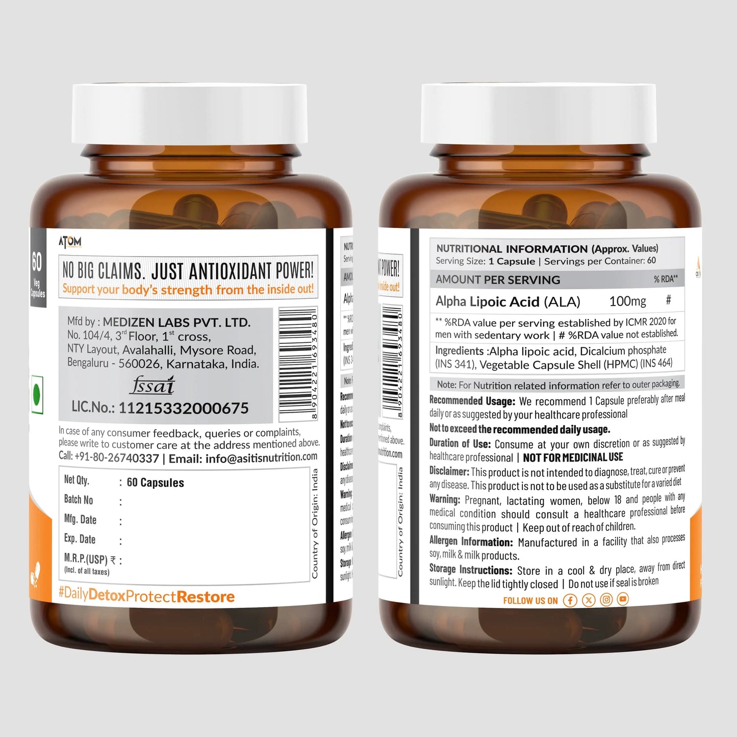 100mg  60 Capsules