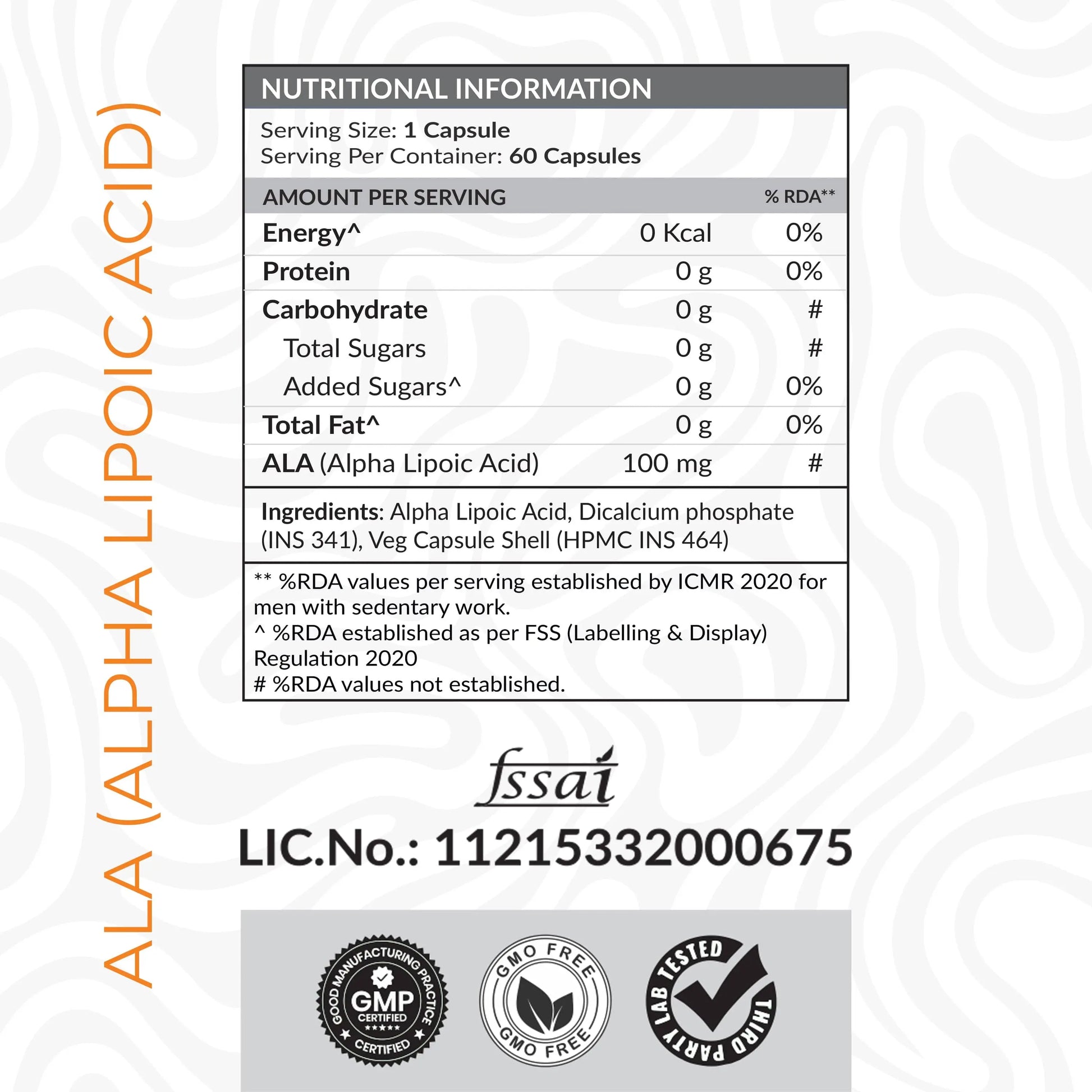 100mg  60 Capsules