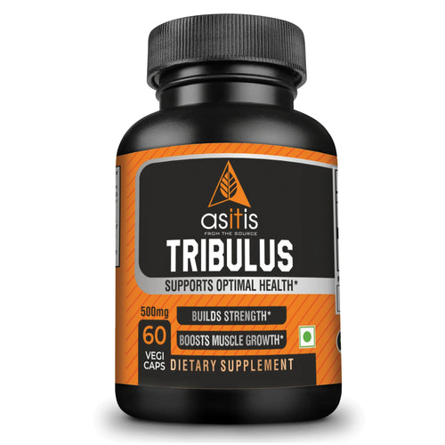 AS-IT-IS Tribulus Capsules as Testosterone Booster & Vitality 500mg - 60 counts