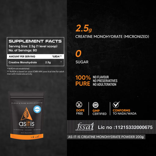 Creatine Monohydrate 200gms