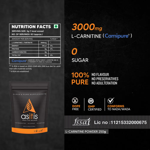L-Carnitine 250gms