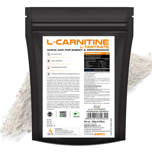 L-Carnitine 250gms