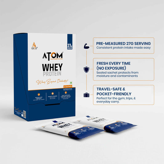 ATOM Whey Assorted - 36 gms (Pack of 6)