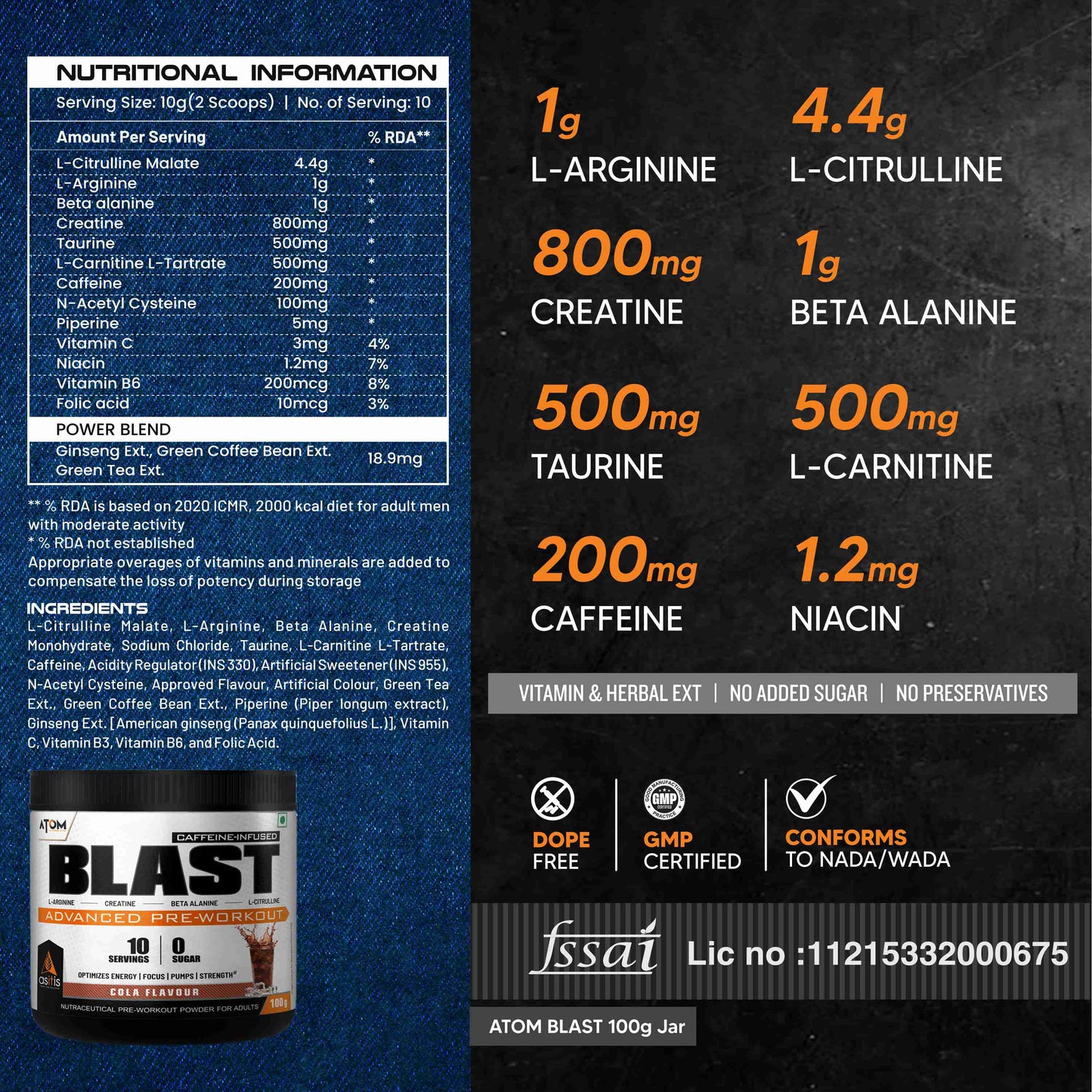 Cola-100g