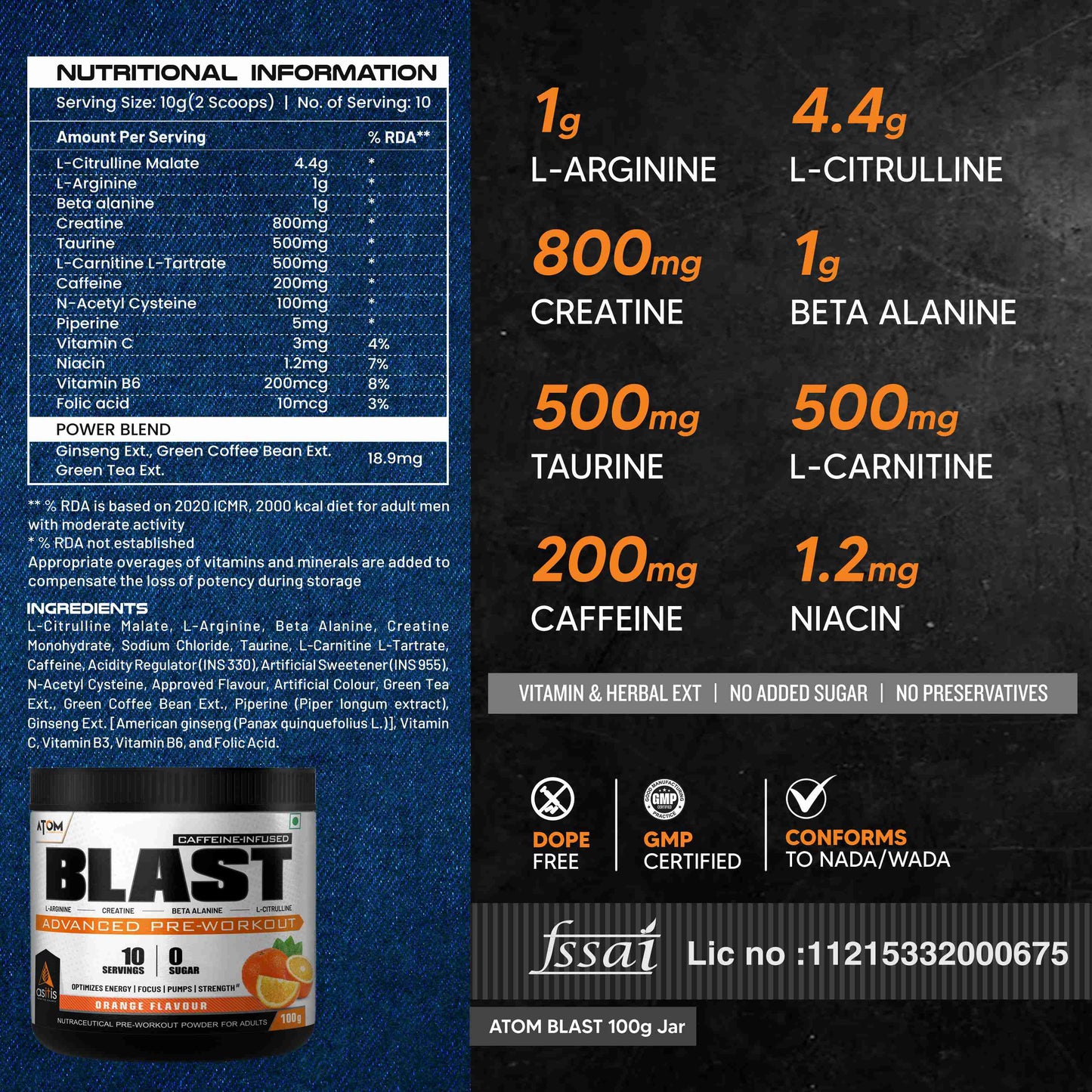 Orange-100g