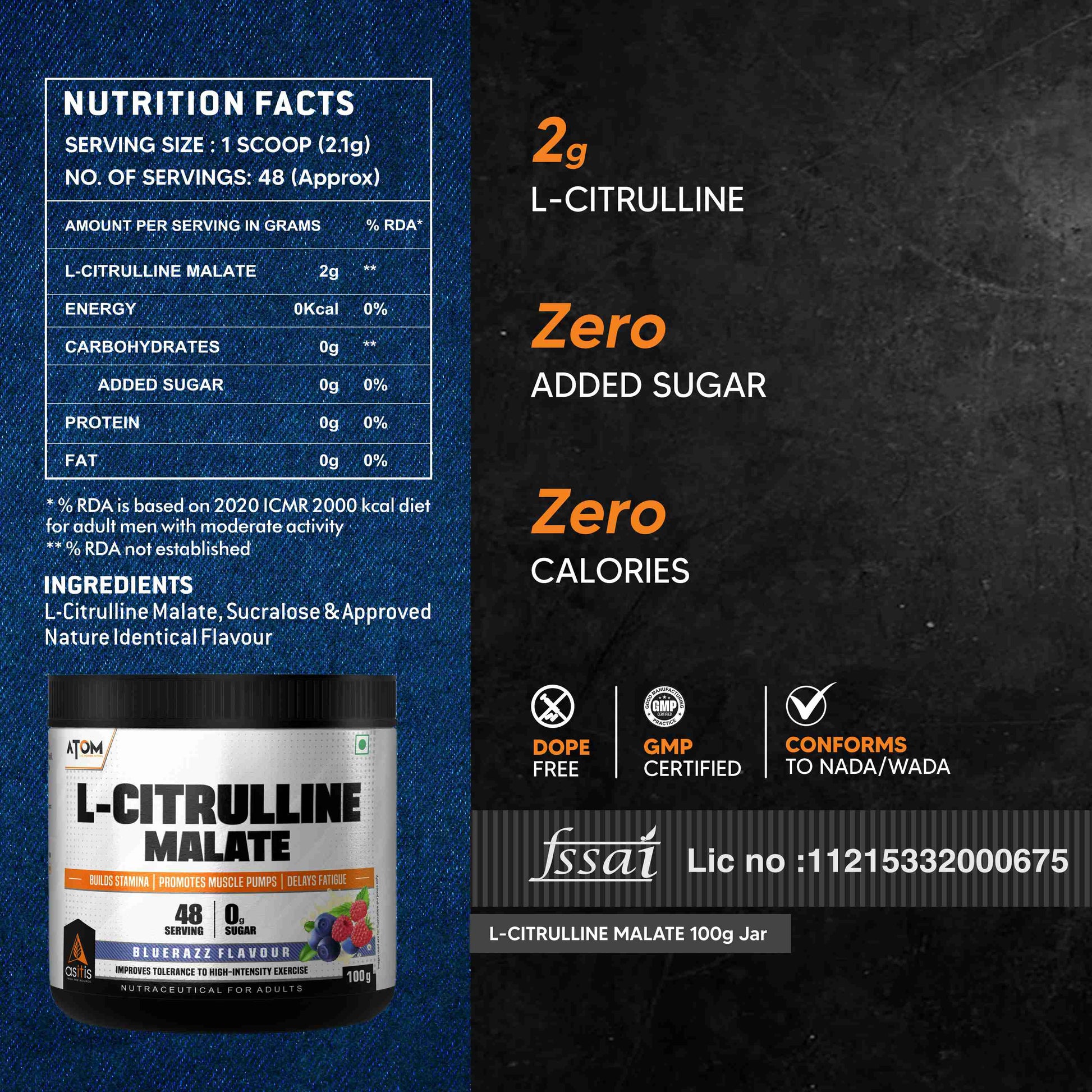 Bluerazz-100g