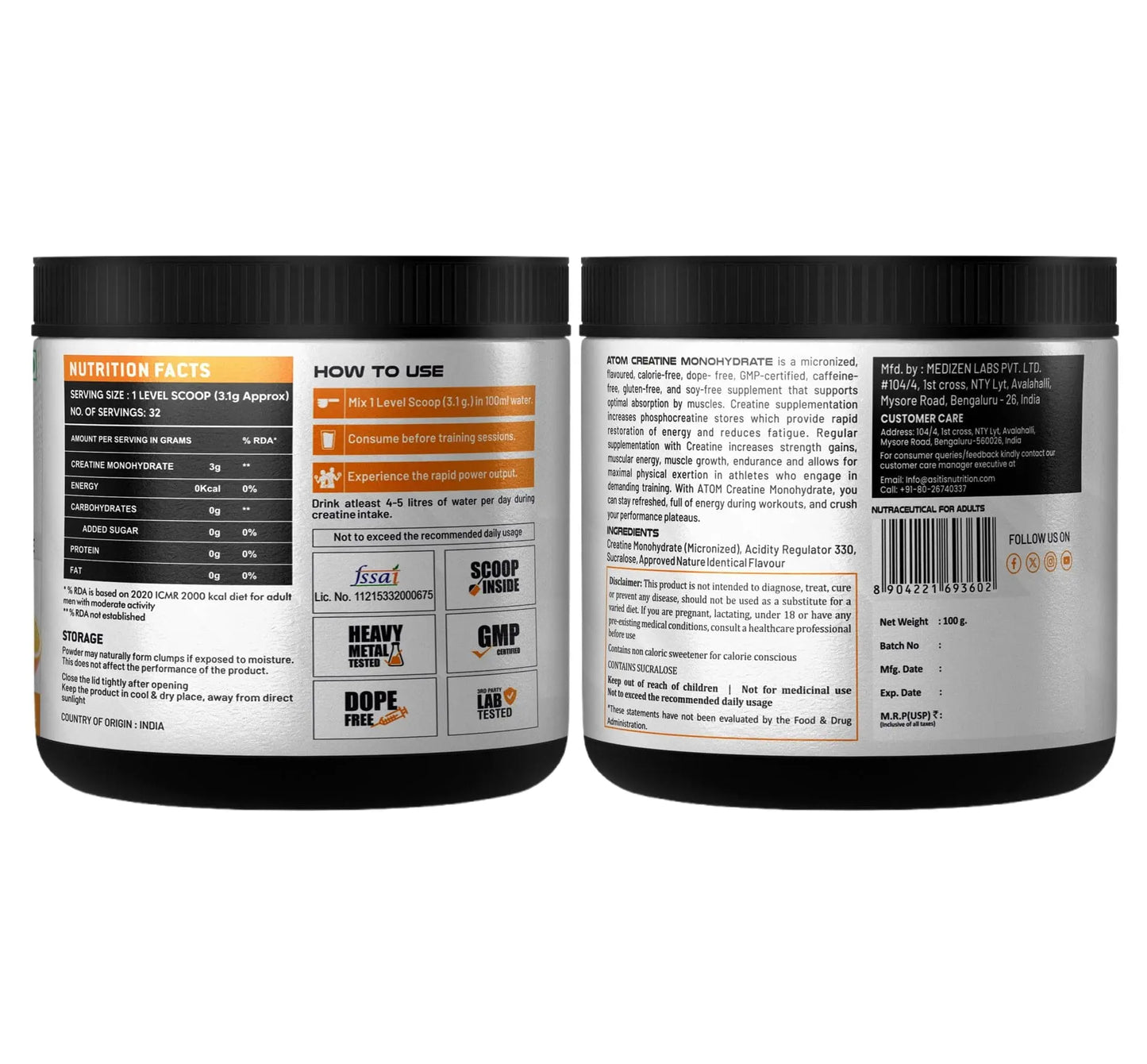 Orange -100g