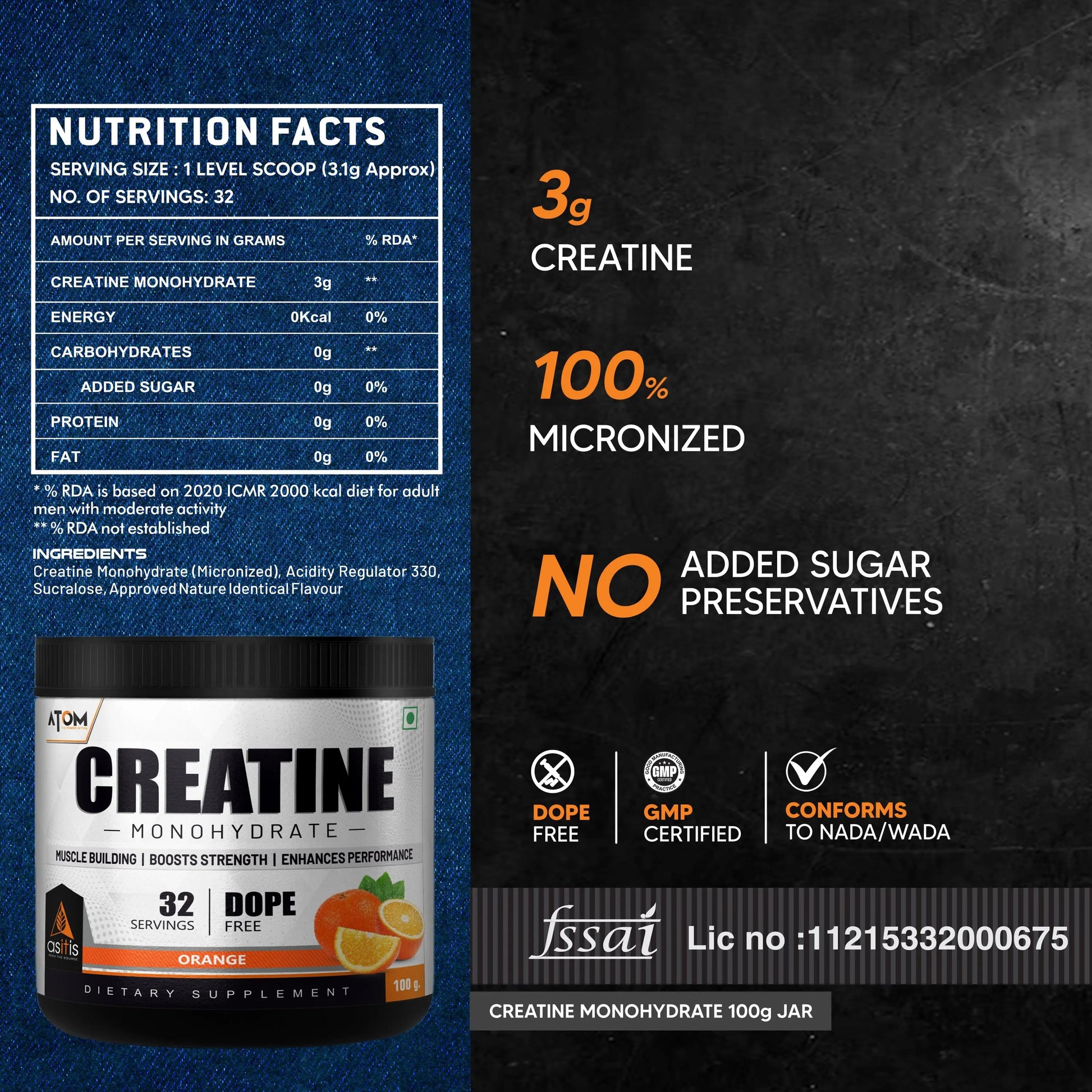 Orange-100g