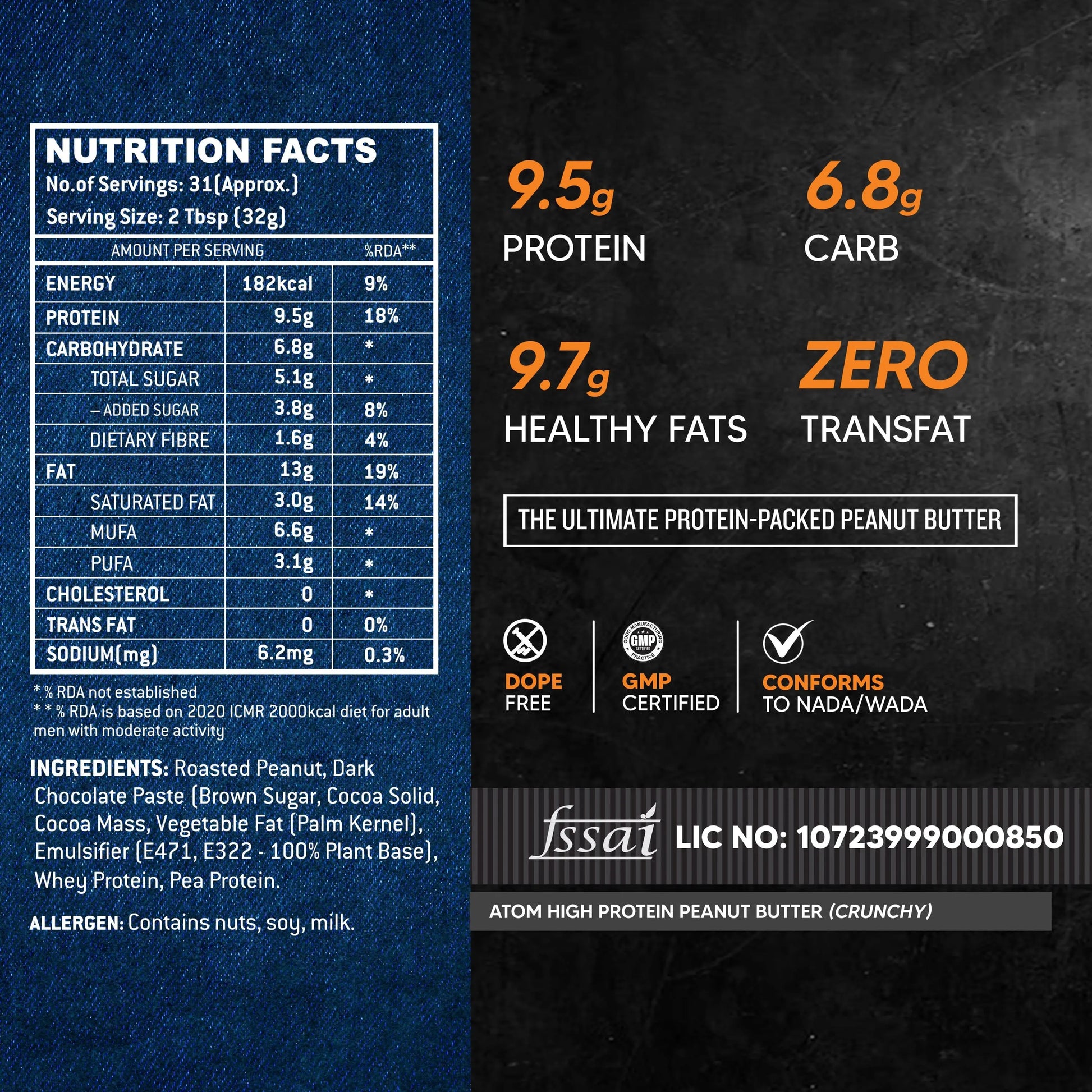 High protein peanut Butter