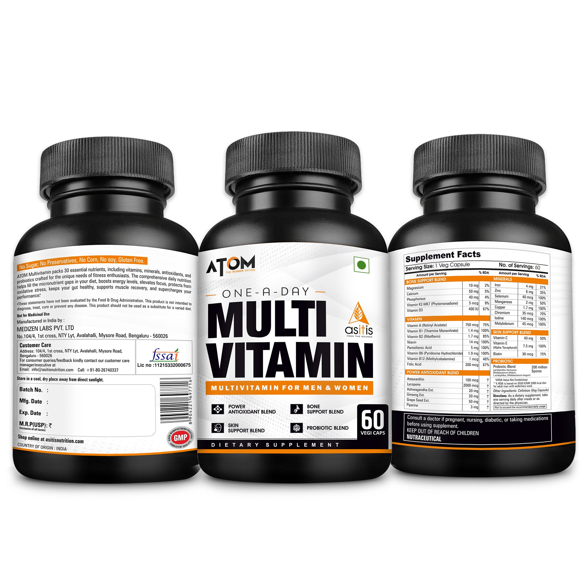 Multivitamin capsules 
