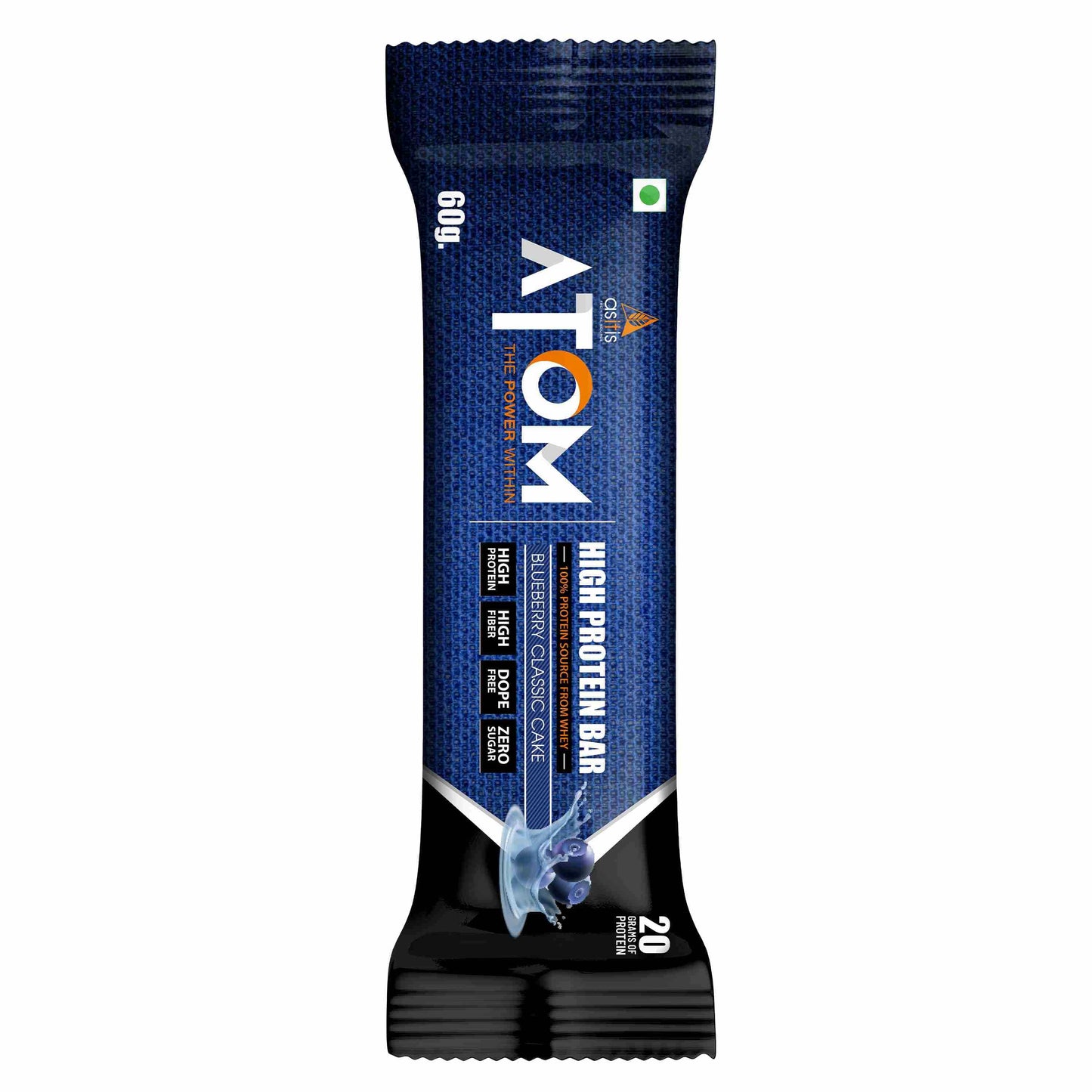 AS-IT-IS ATOM High Protein Bar | 20g Protein Pack of 1