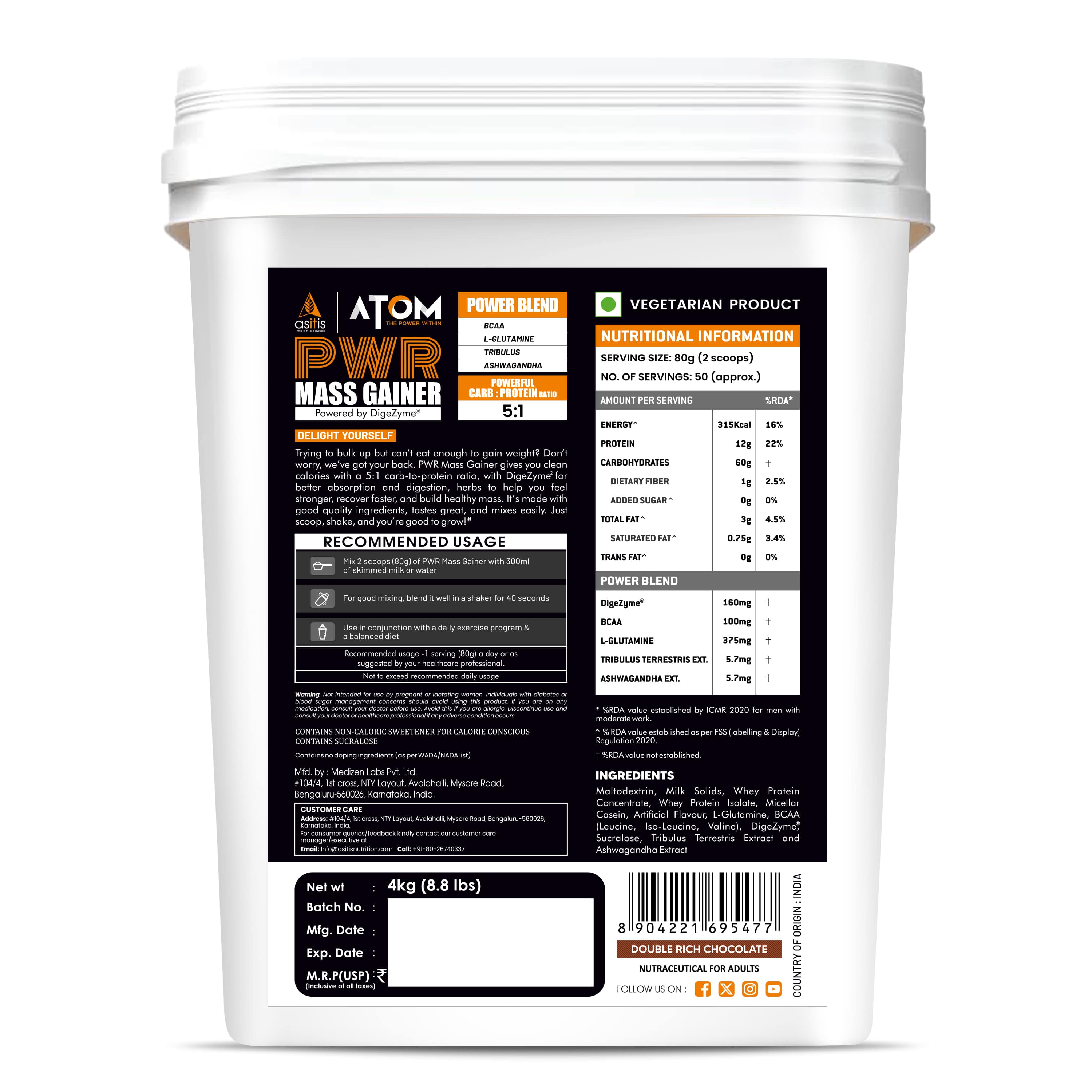 Double Rich Chocolate-4Kg