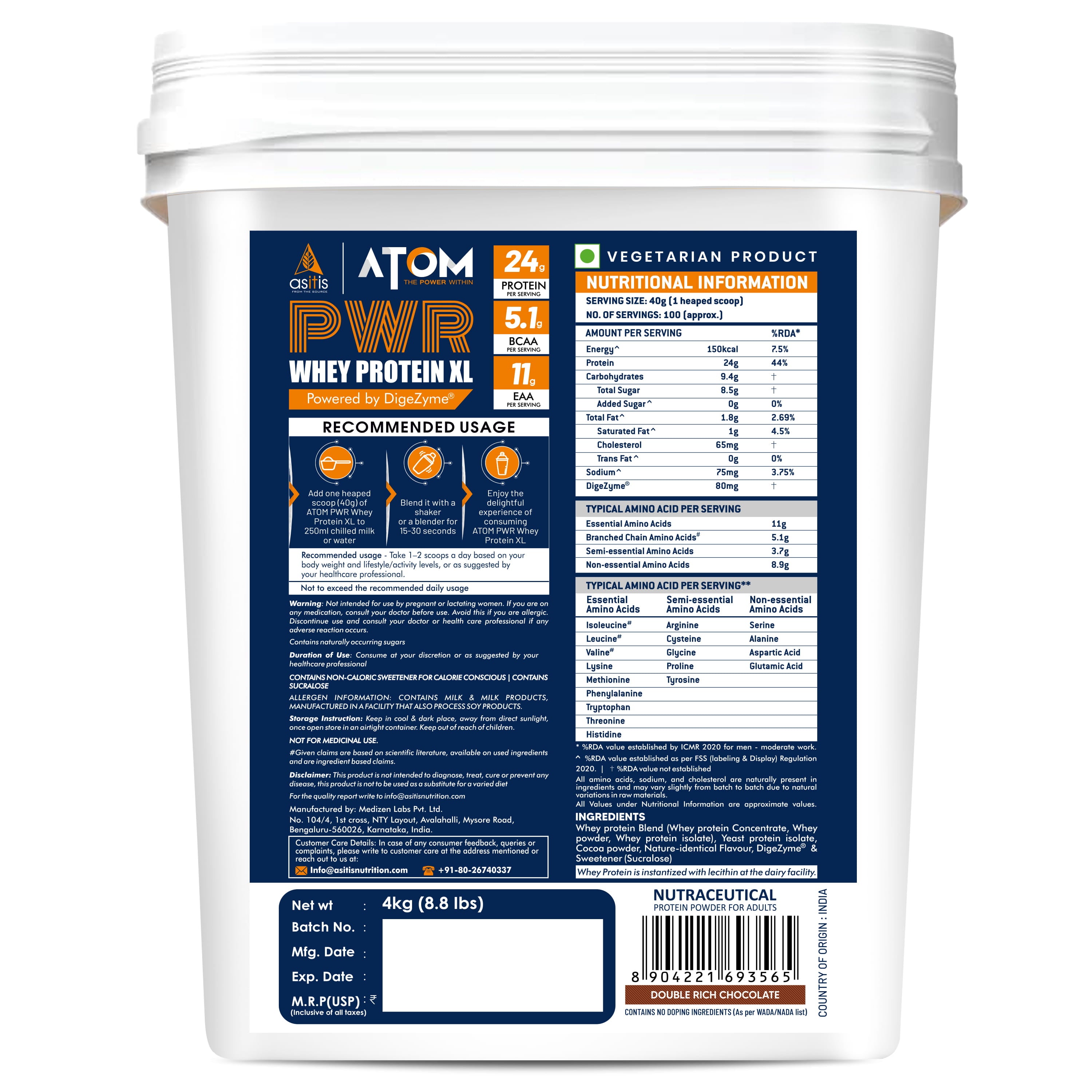 Double Rich Chocolate - 4kg