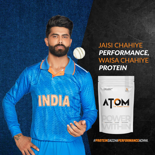 ATOM Plant Protein | 25g Protein | Amino Profile similar to Whey | Vegan
