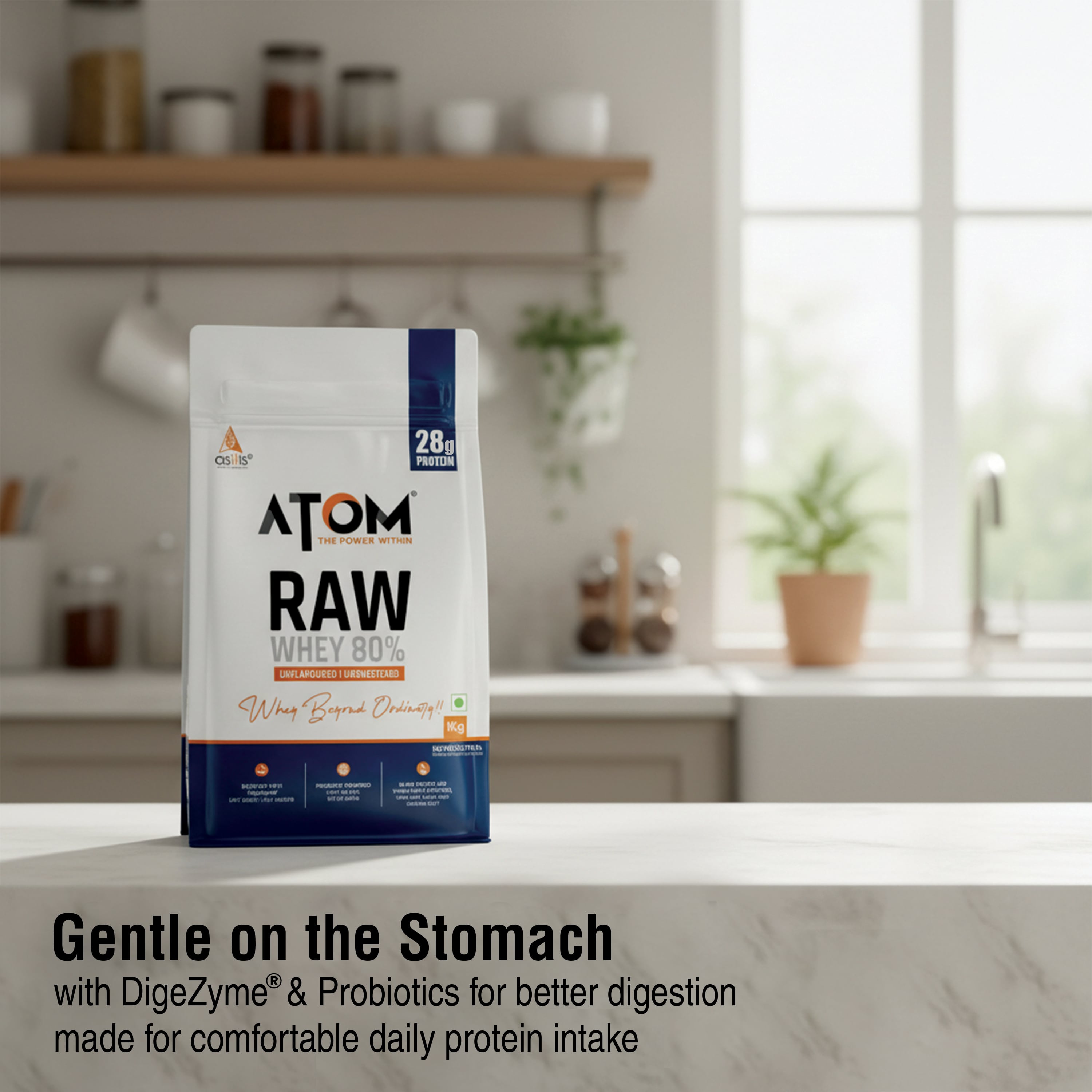 Raw Whey Unflavoured-1kg