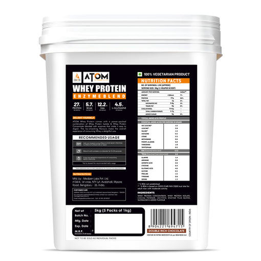 ATOM Whey Protein | USA Labdoor Certified For Accuracy & Purity