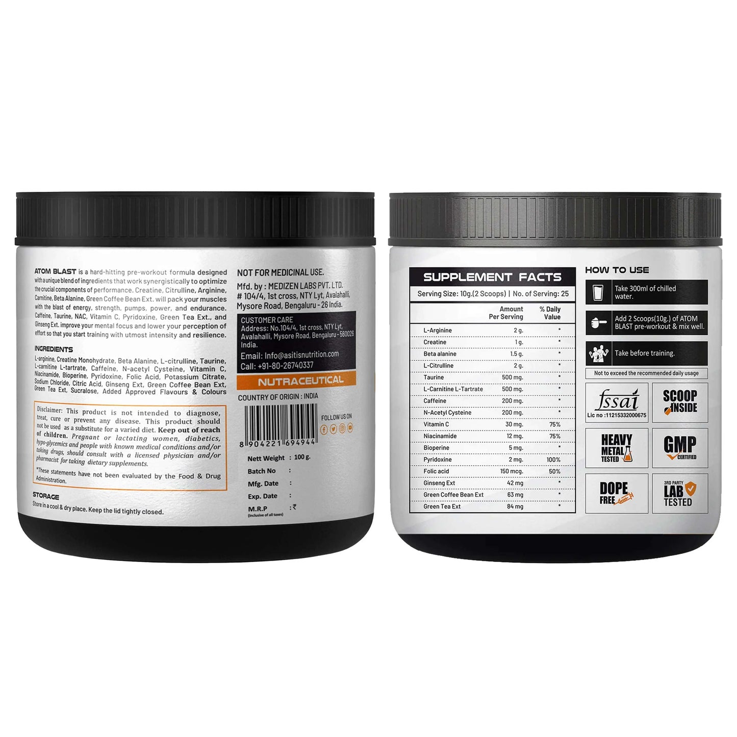 Classic Rose-250g, Cool Spearmint-250g, Cola-250g, Orange-250g,