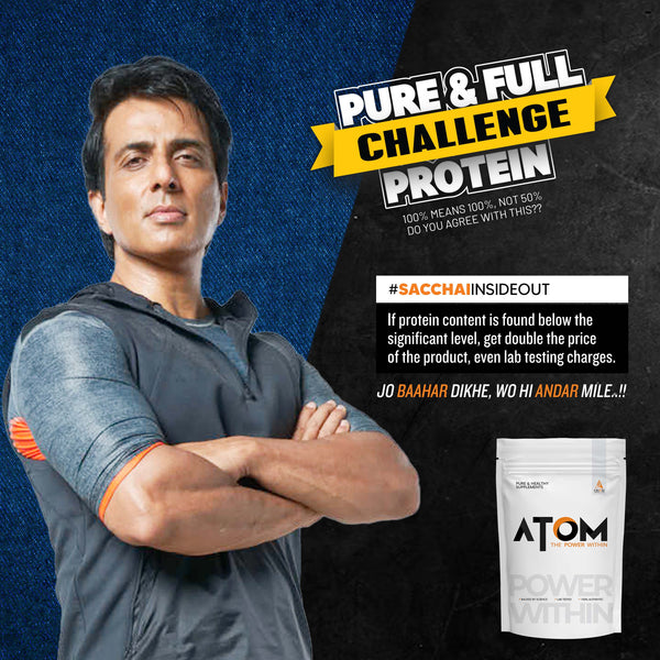 ATOM Whey Protein Isolate Ultra-Pure - 30g Protein