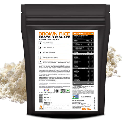 Brown Rice protein - 500gms