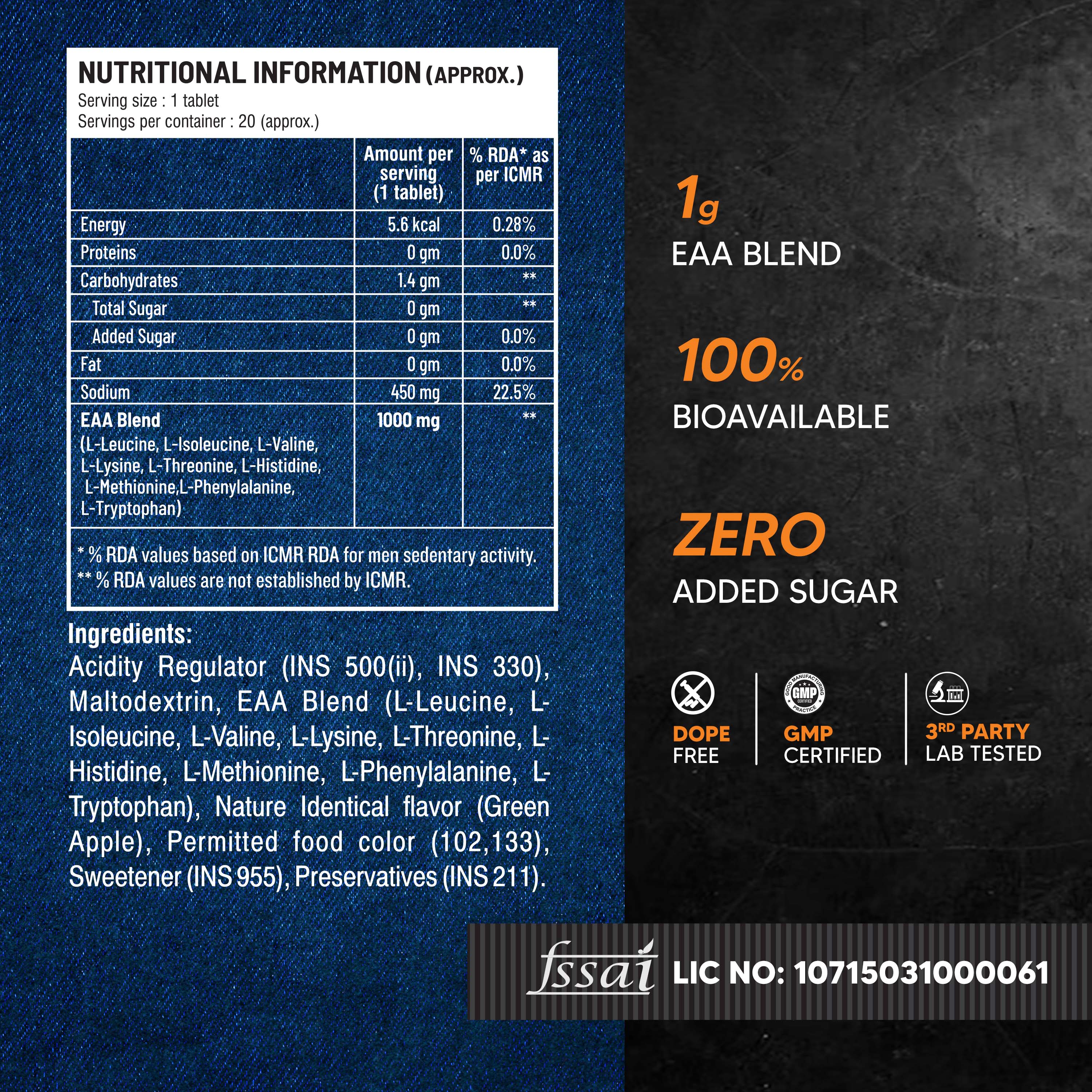 EAA - Green Apple, EAA Black Currant