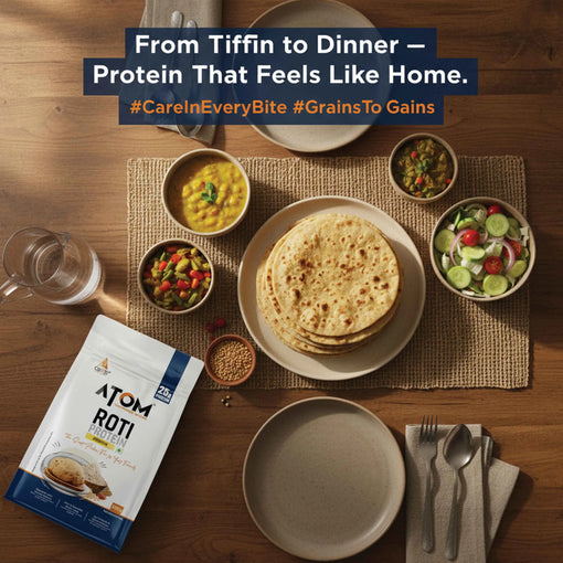 1 Roti Protin ATOM Roti Protein | 25g Protein Per Serving — AS-IT-IS Nutrition
