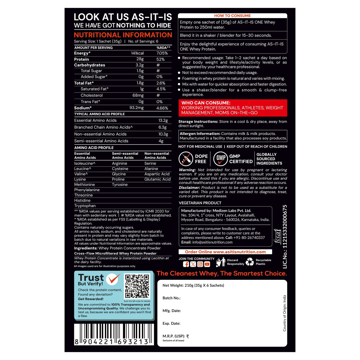 Packof6sachets