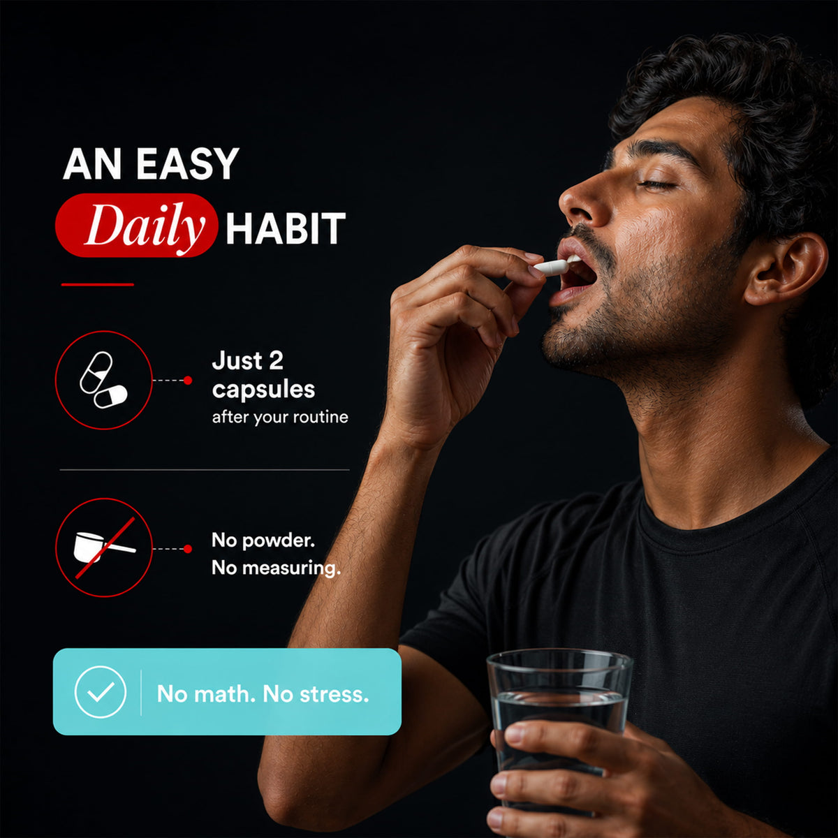 AS-IT-IS ONE L-Glutamine Capsules | 1000mg per Serving | Single Active Ingredient | 60 Capsules