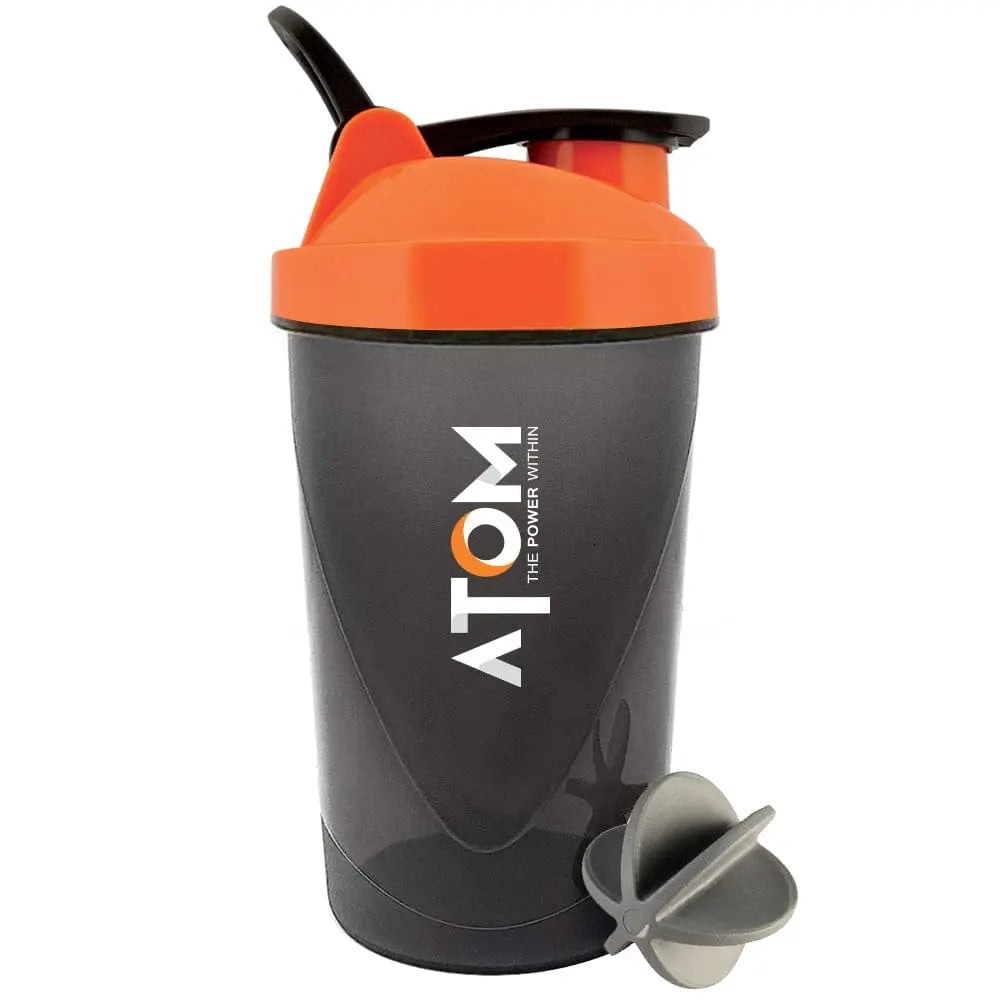 AS-IT-IS ATOM Shaker Bottle 470ml | With Mixer Ball & Scoop | Leak Proof