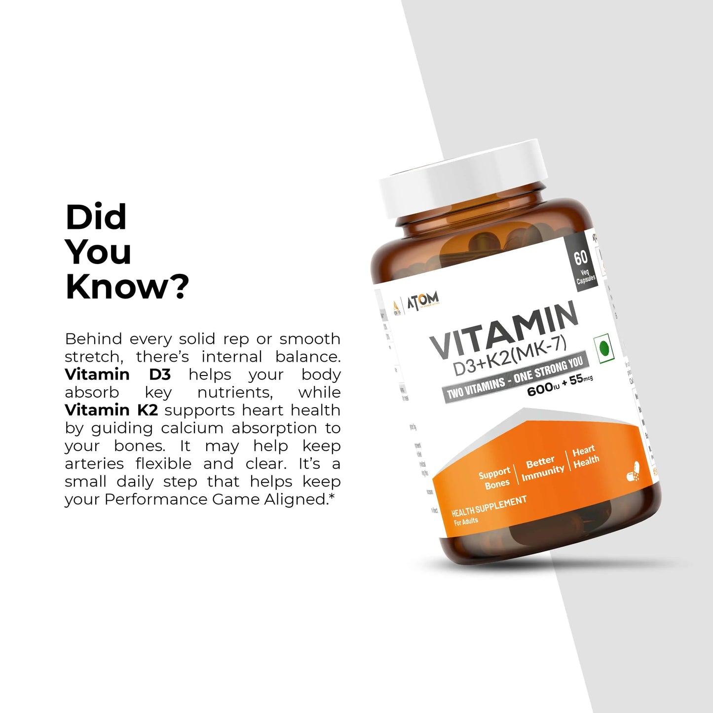 Vitamin D3 & K2