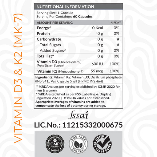Vitamin D3 & K2
