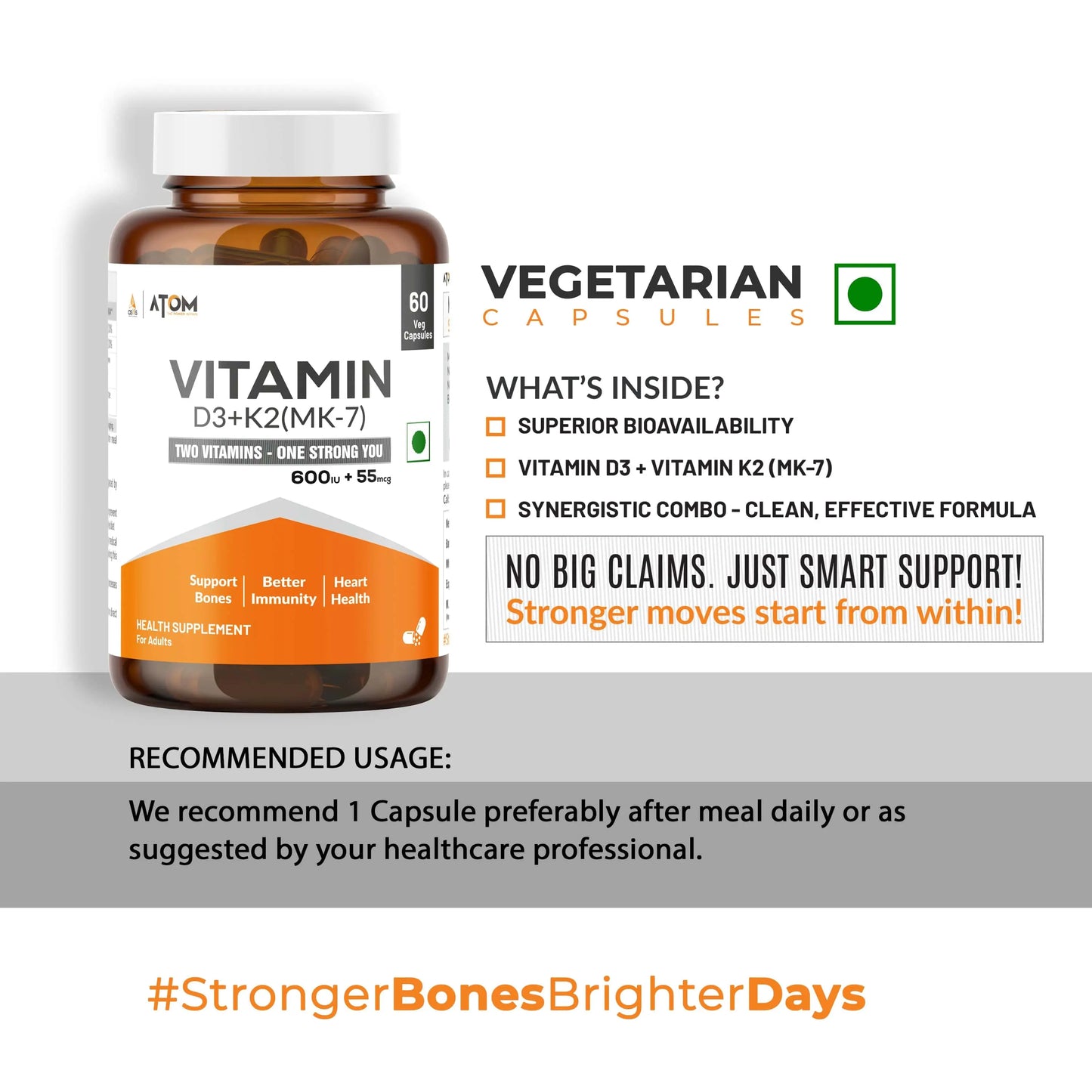 Vitamin D3 & K2