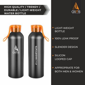 ATOM Steel Protein Shaker for Workout - 750ml