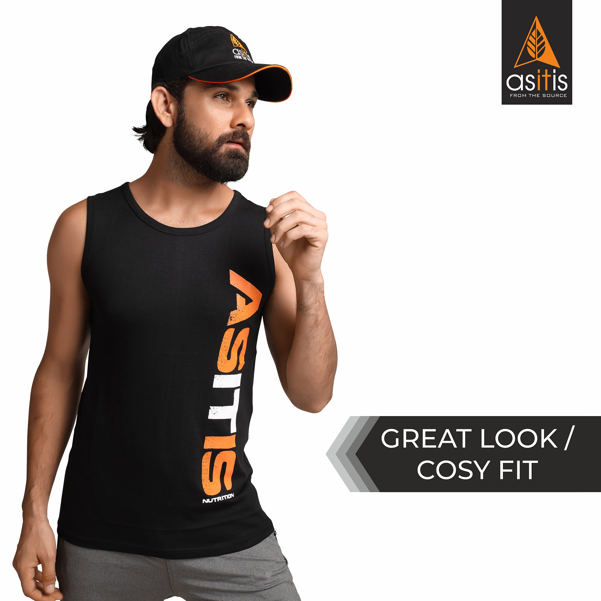 AS-IT-IS Sleeveless Performance/Sports Cotton T-Shirt - AS-IT-IS Nutrition