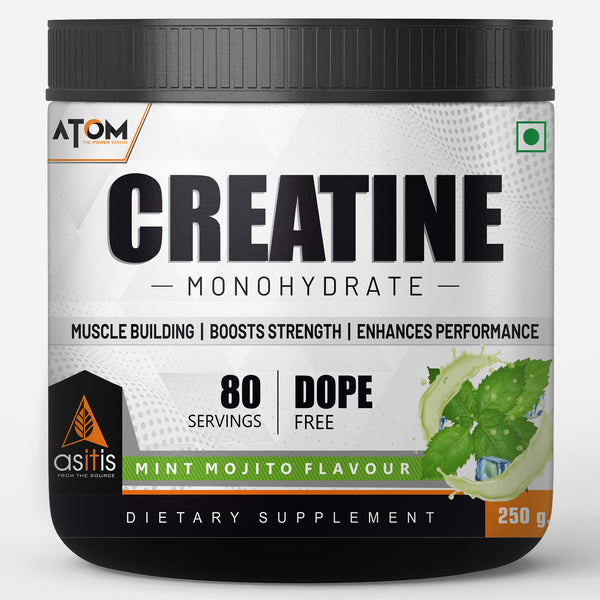 atom creatine mint mojito for muscle building