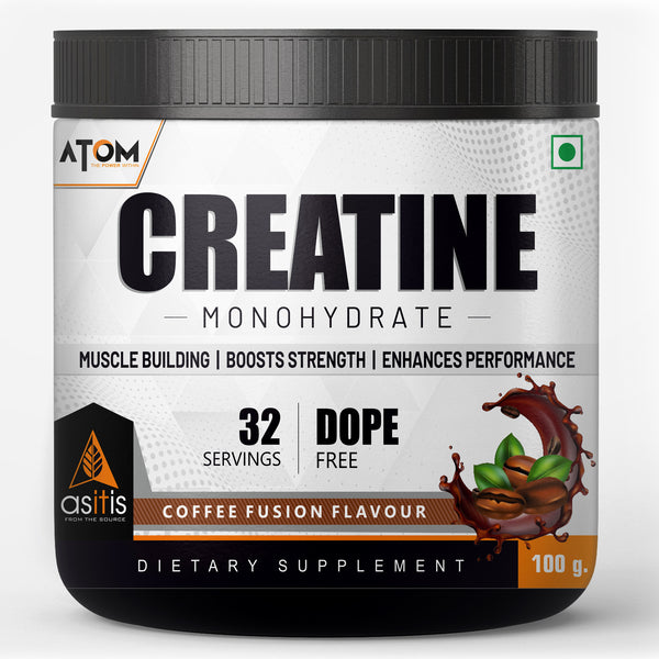 atom creatine coffee fusion, Coffee Fusion-100gm