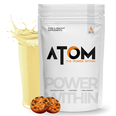 ATOM Steel Protein Shaker for Workout - 750ml