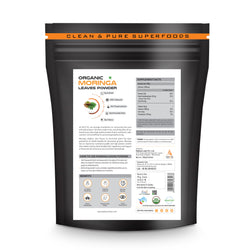 AS-IT-IS Organic Moringa Leaves Powder - 250g | 100% Pure & Natural | Highly Nutritious | Natural Energy Boost | Raw Superfood | Sun Dried | Great in Green Drinks & Smoothies - AS-IT-IS Nutrition