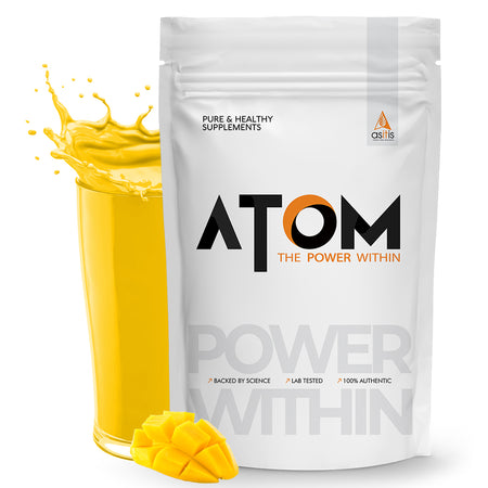 ATOM Plant Protein | 25g Protein | Amino Profile similar to Whey | Vegan