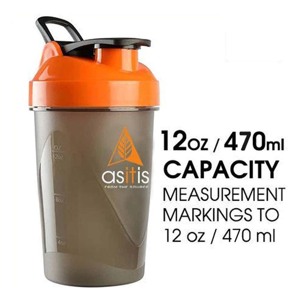 AS-IT-IS Protein Shaker 470ml with Scoop & Mixer Ball