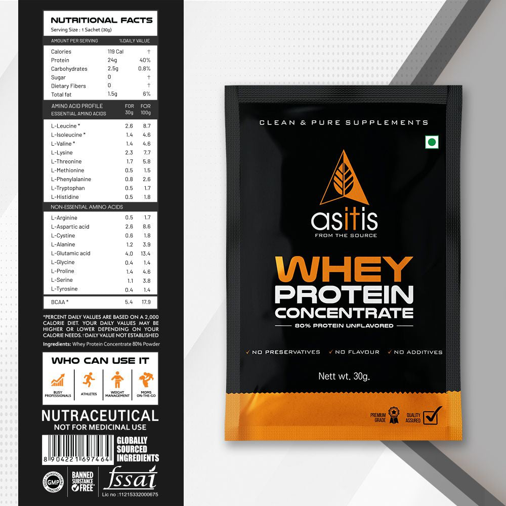 whey protein sachet 30g