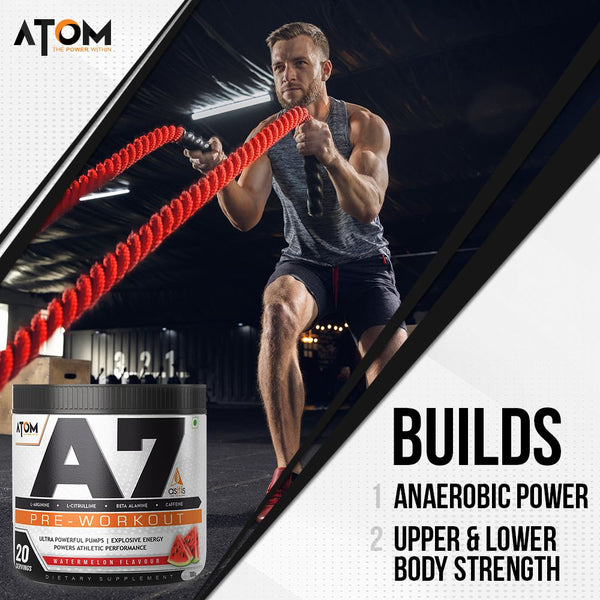 atom pre work out for body strength