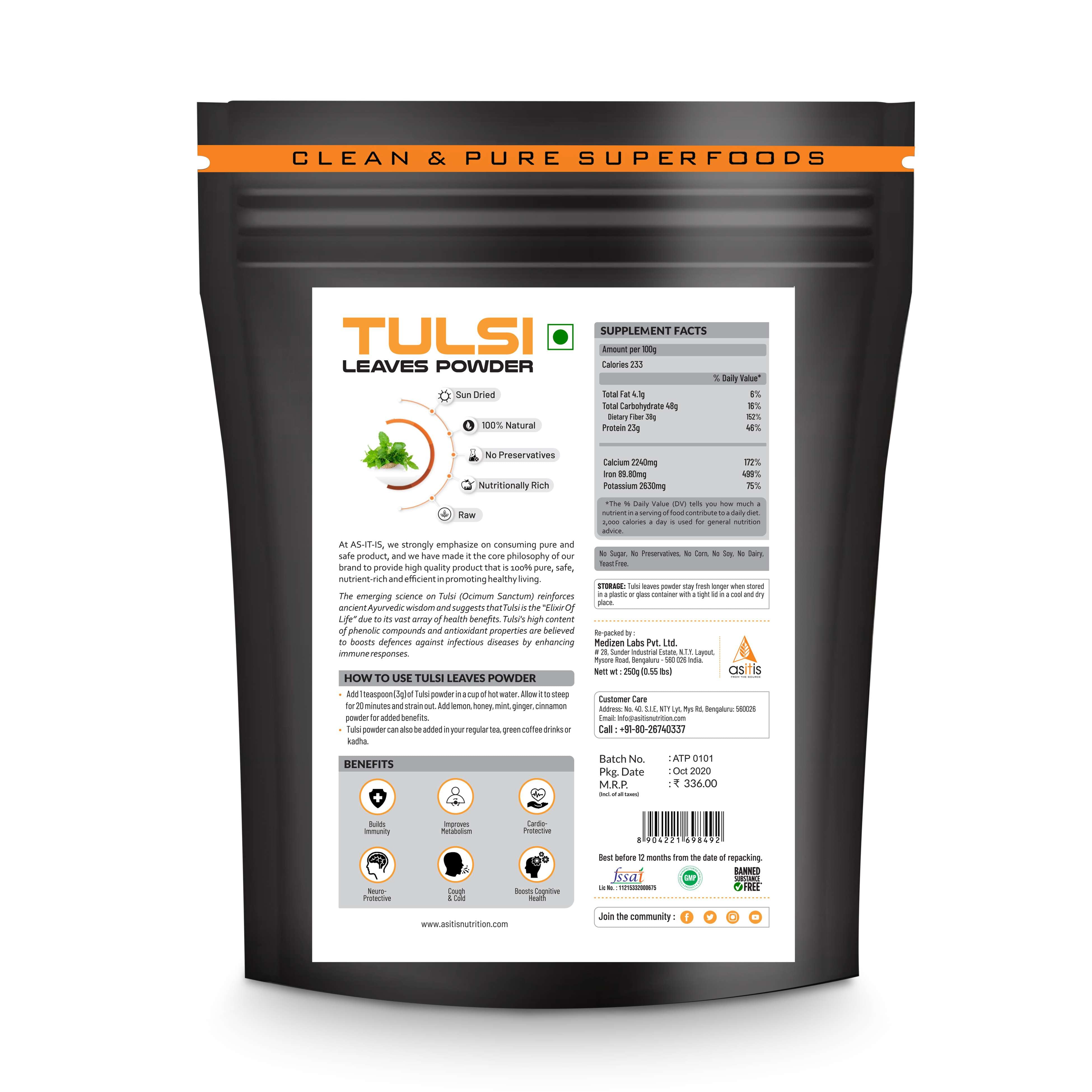 tulsai powder benefits